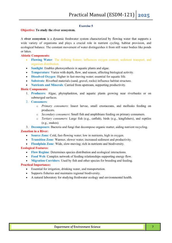 ESDM 121 Environmental Studies and Disaster Management Practical Manual - Image 4
