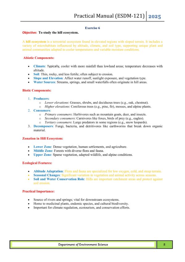 ESDM 121 Environmental Studies and Disaster Management Practical Manual - Image 5